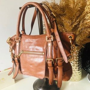 Michael Kors McGraw Walnut Satchel